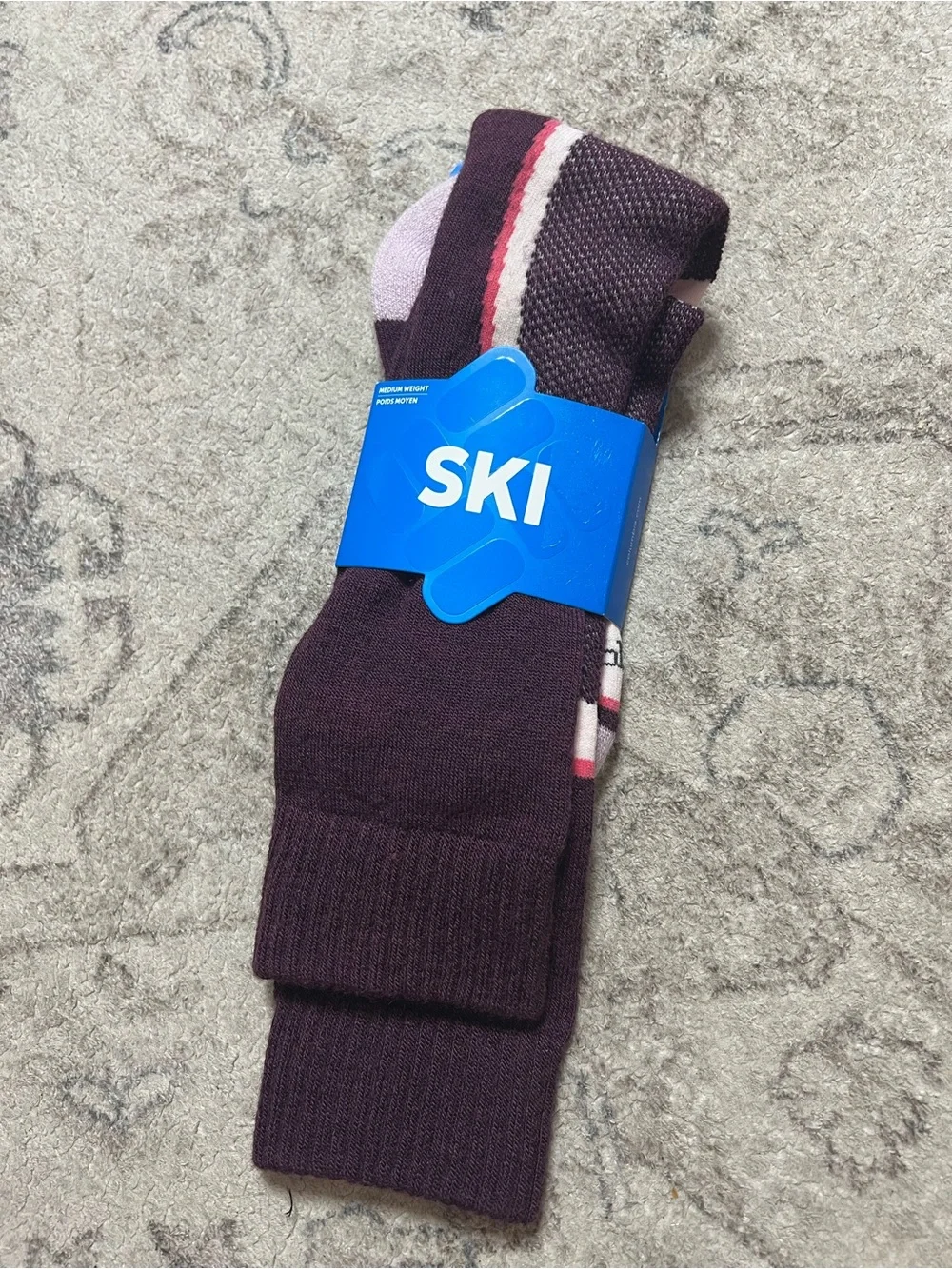 Columbia Unisex Slope Midweight Ski Sock Size Medium